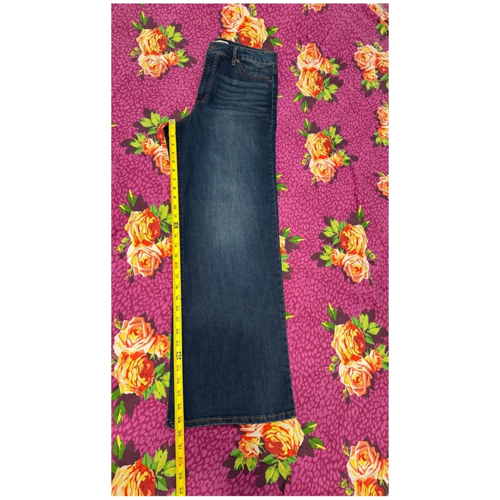 Anne Klein Dark Wash High Rise Wide Leg jeans - Picture 6 of 9